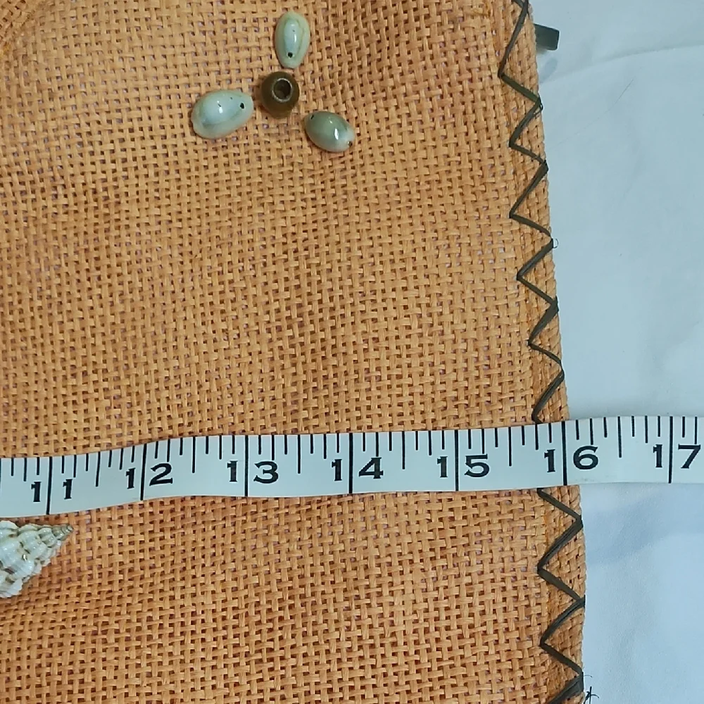 Orange Embellished Women's Bag 12X16